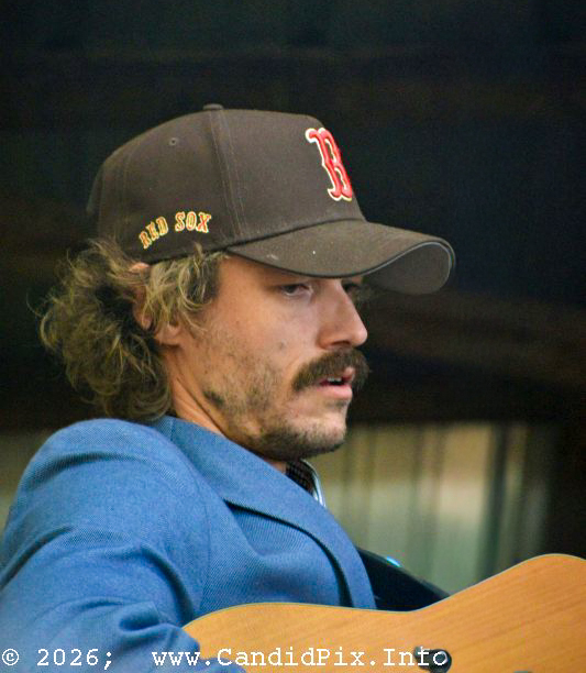 Cody Howe with Breakin' Strings at the 2026 Backwoods Bluegrass Fay Fest - photo © Bill Warren