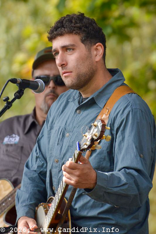 Sergi Boyakjon with Blueroads at the inaugural Fenton Bluegrass Festival (10/10/26) - photo © Bill Warren