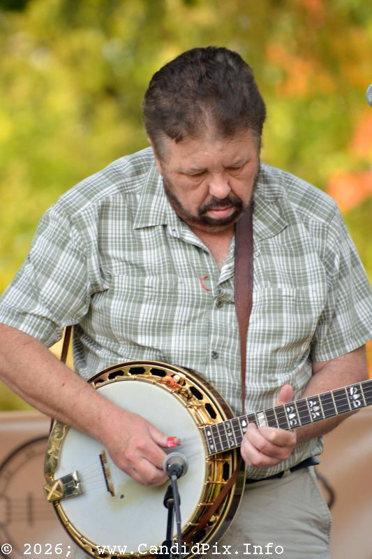 Dana Cupp with Harbourtown at the inaugural Fenton Bluegrass Festival (10/10/26) - photo © Bill Warren