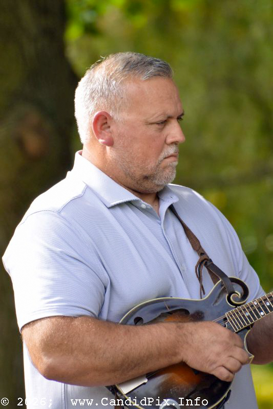 Brian Scott with Harbourtown at the inaugural Fenton Bluegrass Festival (10/10/26) - photo © Bill Warren
