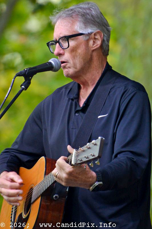 Pat Parker with Northwoods Ramblers at the inaugural Fenton Bluegrass Festival (10/10/26) - photo © Bill Warren