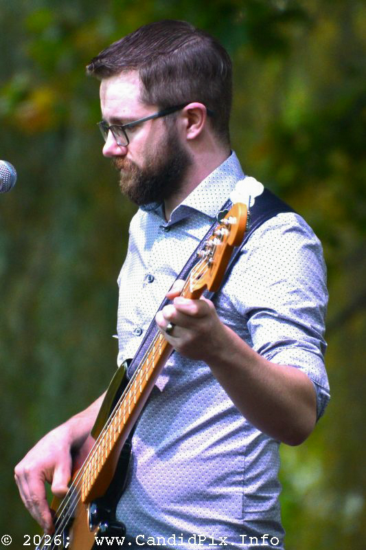 Chad Phelps with Michigan Bluegrass Band at the inaugural Fenton Bluegrass Festival (10/10/26) - photo © Bill Warren