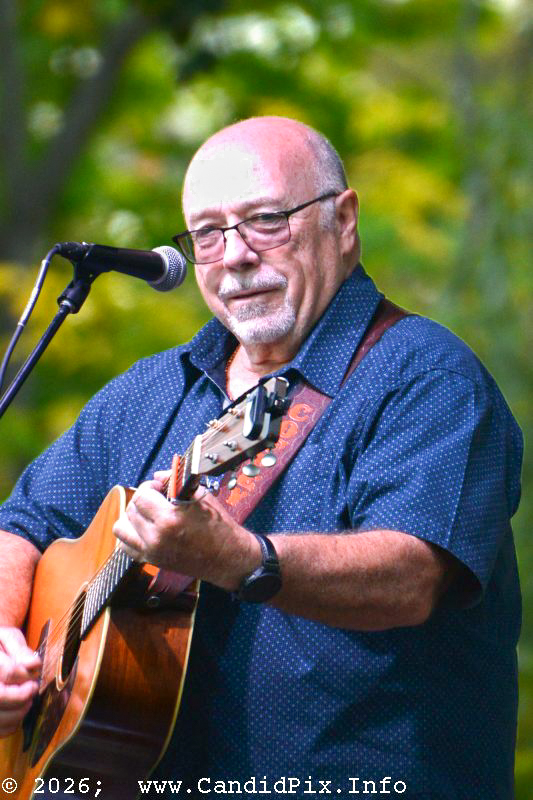 John Coffey with Michigan Bluegrass Band at the inaugural Fenton Bluegrass Festival (10/10/26) - photo © Bill Warren