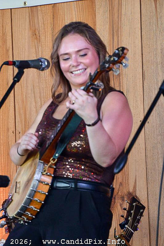 Molly Yates with the Little Roy & Lizzy Show at the 2026 Headin' Home Fest - photo © Bill Warren