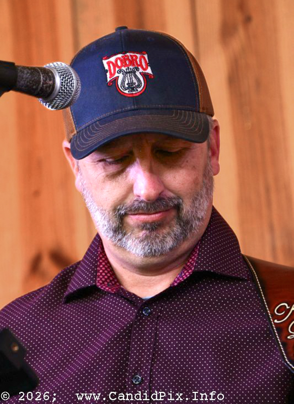 Ken Rymer with Brad Kaylor & Mineral Bluff Revue at the fall 2026 Headin' Home Fest - photo © Bill Warren