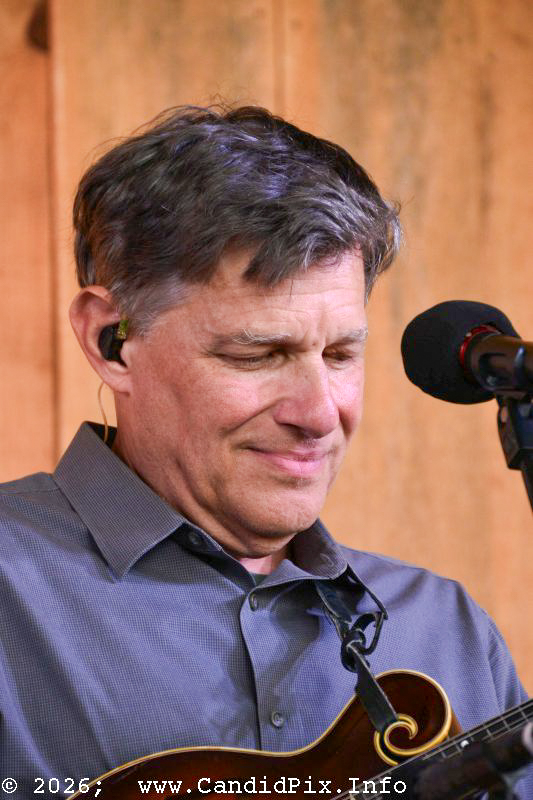 Wayne Benson with Russell Moore & IIIrd Tyme Out at the fall 2026 Headin' Home Fest - photo © Bill Warren