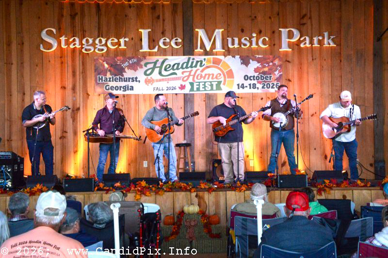Brad Kaylor & Mineral Bluff Revue at the fall 2026 Headin' Home Fest - photo © Bill Warren