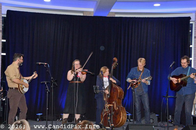 Nick Dumas & Branchline at World of Bluegrass 2026 - photo © Bill Warren