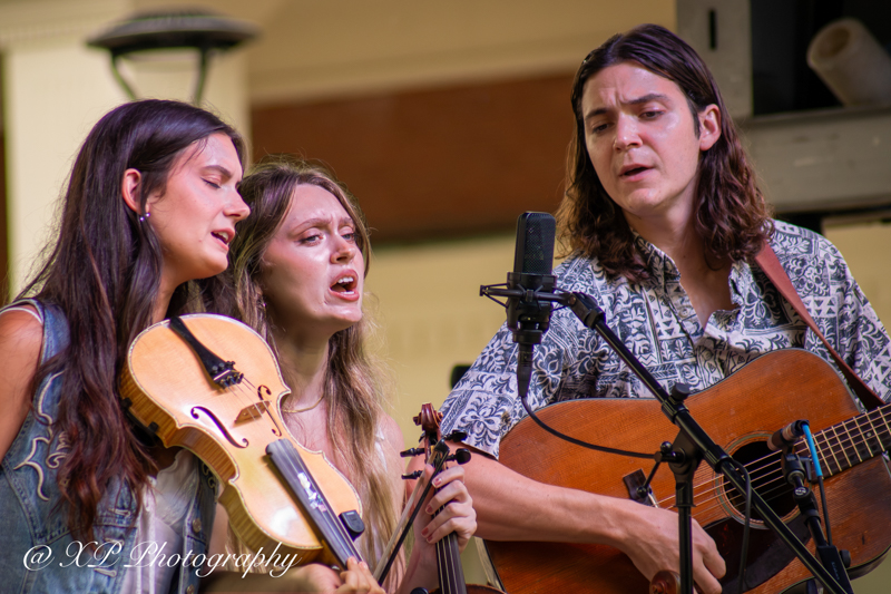 The Burnett Sisters Band at Bluegrass & Brew '26 in Fairborn, OH - photo © Xavier Prenatt