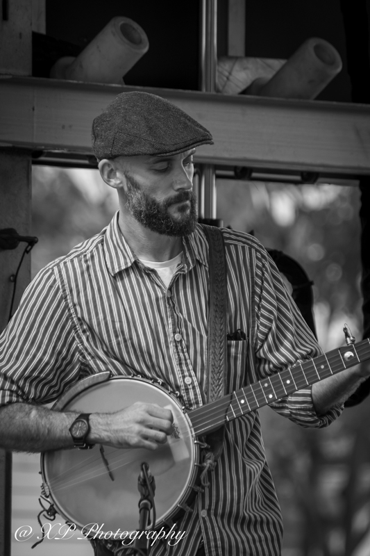 The Burnett Sisters Band at Bluegrass & Brew '26 in Fairborn, OH - photo © Xavier Prenatt