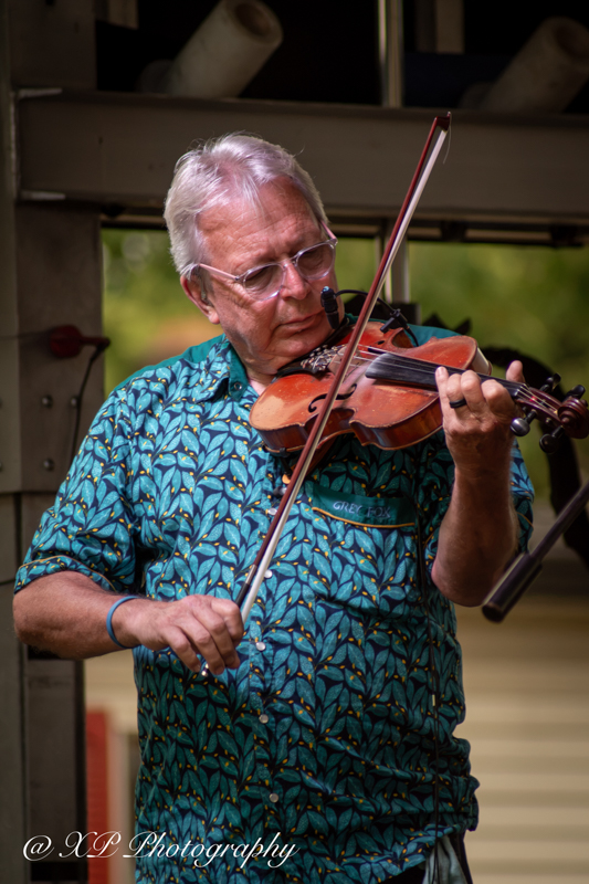 TJ Lundy with Danny Paisley & The Southern Grass at Bluegrass & Brew '26 in Fairborn, OH - photo © Xavier Prenatt
