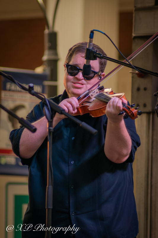 Michael Cleveland at Bluegrass & Brew '26 in Fairborn, OH - photo © Xavier Prenatt