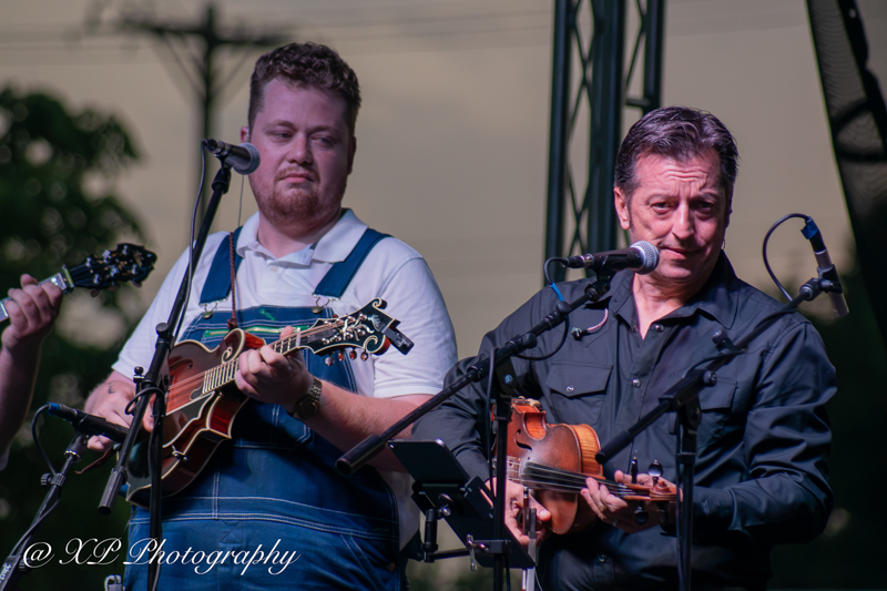 Josh Gooding and Jason Carter at Bluegrass & Brew '26 in Fairborn, OH - photo © Xavier Prenatt