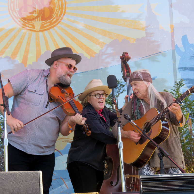 Laurie Lewis & The Right Hands at the 2026 Hardly Strictly Bluegrass Festival - photo © Dave Berry