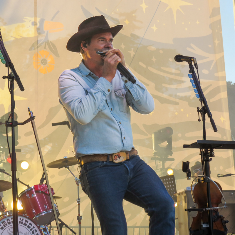 Ketch Secor with Old Crow Medicine Show at the 2026 Hardly Strictly Bluegrass Festival - photo © Dave Berry