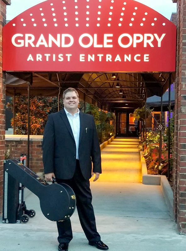 Jeff Clair at the Grand Ole Opry