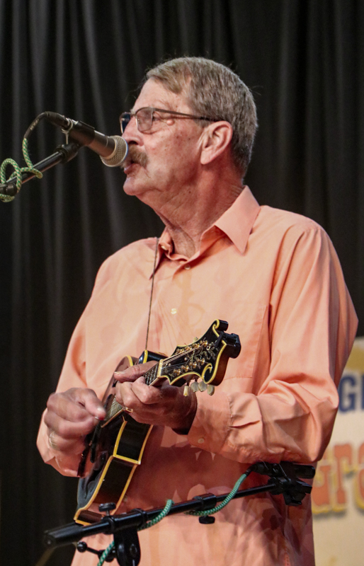 Jim Burris with The Hen & The Hound at the 2026 Granite Quarry Fiddlers' Convention - photo © G. Nicholas Hancock