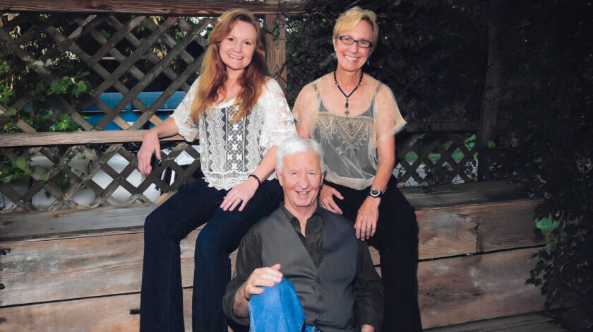 Louisa Branscomb with Johnny and Jeanette Williams