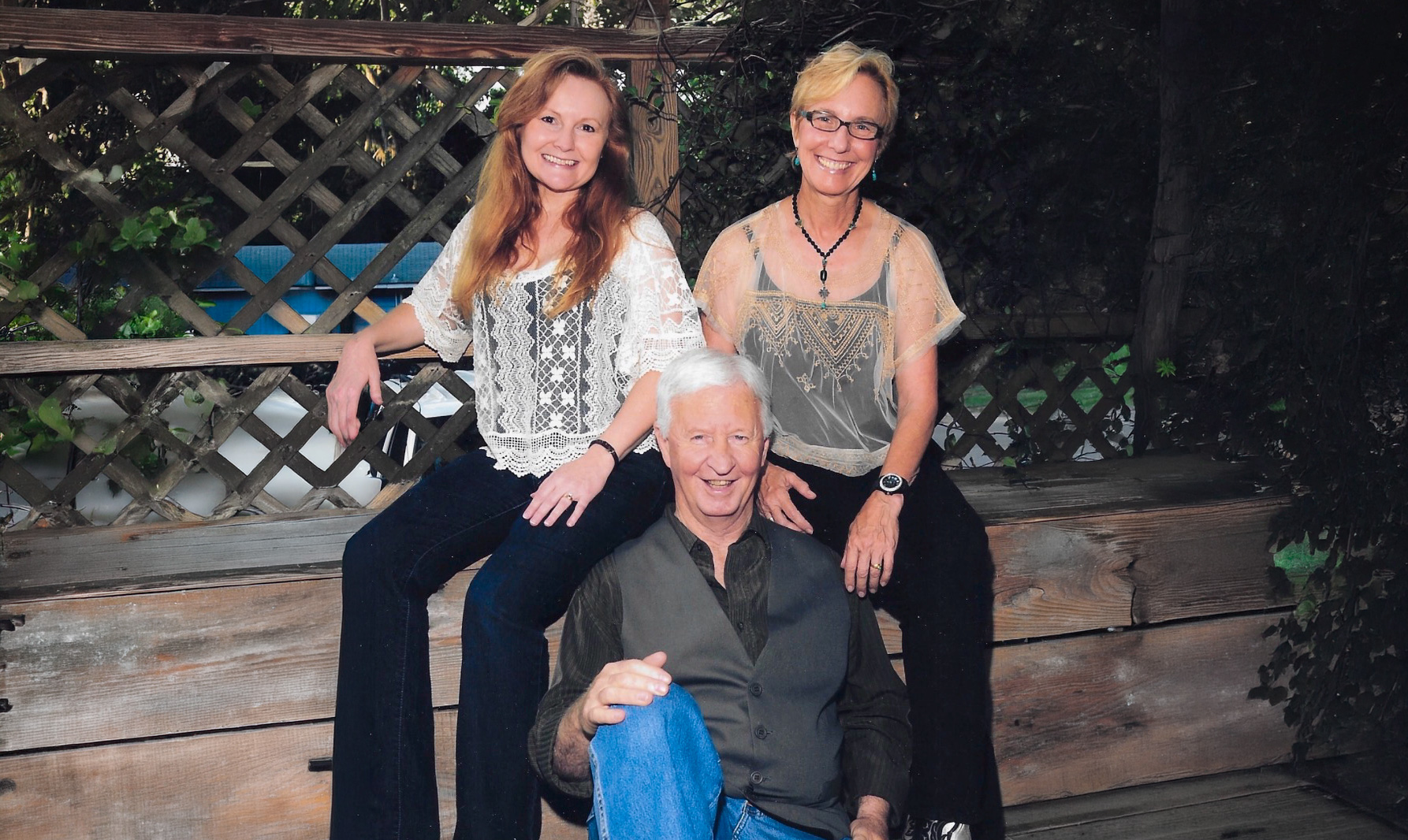 Louisa Branscomb with Johnny and Jeanette Williams