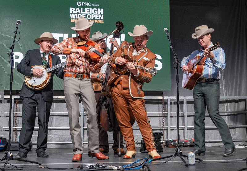 The Po' Ramblin' Boys at Raleigh Wide Open 2026 - photo © Willa Stein