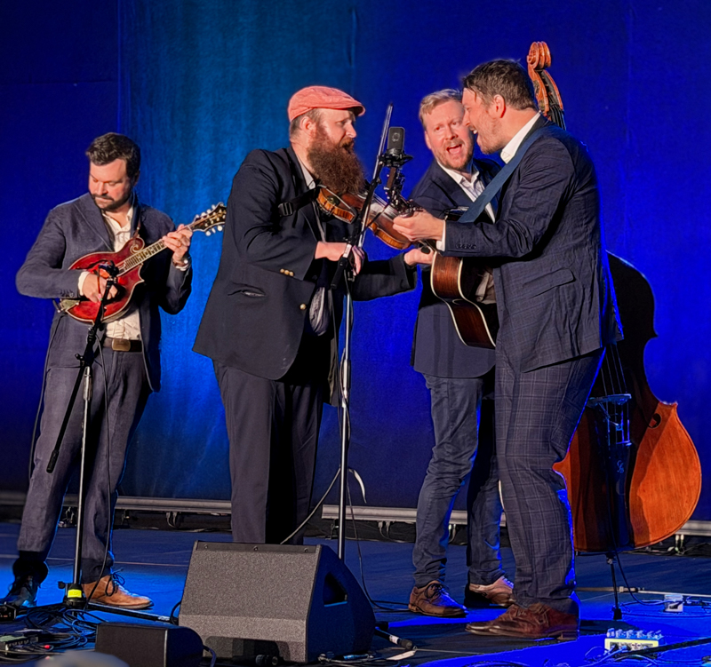 Slocan Ramblers showcasing at World of Bluegrass 2026 - photo © Elizabeth Loring