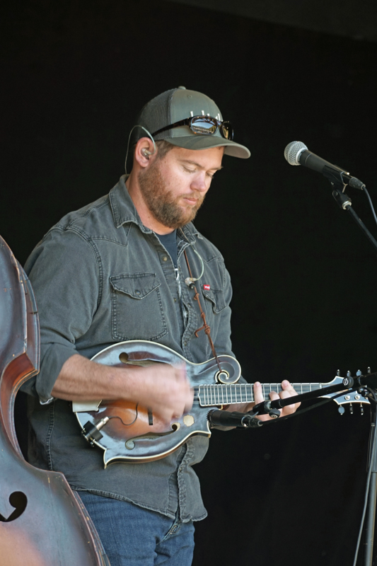 Johnathan Dillon with Red Camel Collective at the 2026 Smoky Mountains Bluegrass Festival - photo © Jeff Lahr