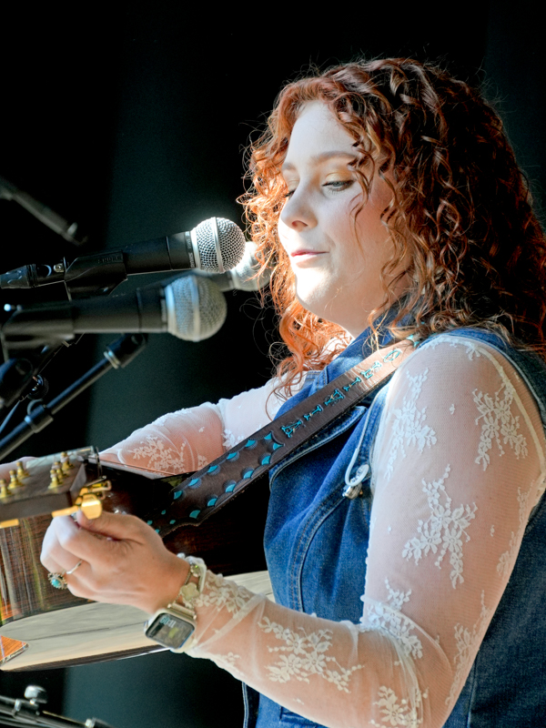 Olivia Jo at the 2026 Smoky Mountains Bluegrass Festival - photo © Jeff Lahr