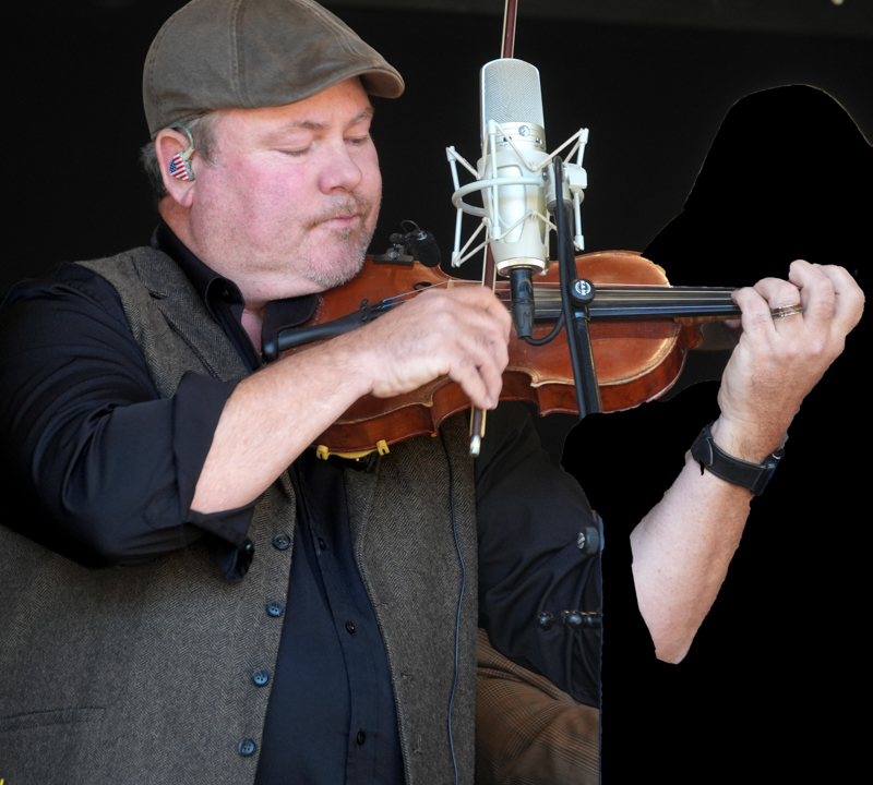 Jim VanCleve with Appalachian Road Show at the 2026 Smoky Mountains Bluegrass Festival - photo © Jeff Lahr