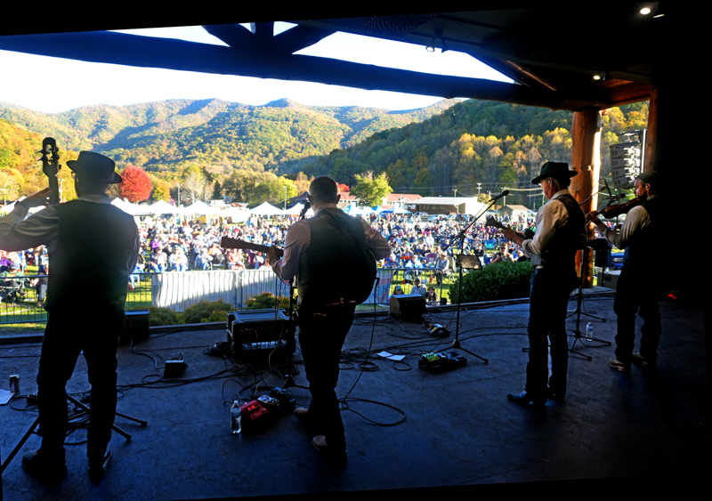 Balsam Range at the 2026 Smoky Mountains Bluegrass Festival - photo © Jeff Lahr