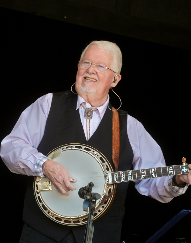 Marc Pruett with Balsam Range at the 2026 Smoky Mountains Bluegrass Festival - photo © Jeff Lahr