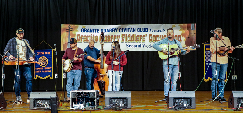 The Hen & The Hound at the 2026 Granite Quarry Fiddlers' Convention - photo © G. Nicholas Hancock