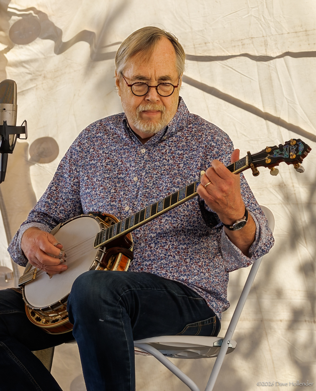 Tony Trischka at Pickin' in the Pines '26 - photo © Dave Hollender