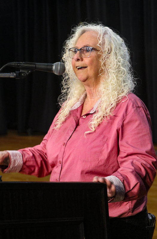 Vivian Pennington Hopkins, coordinator of the 2026 Granite Quarry Fiddlers' Convention - photo © G. Nicholas Hancock